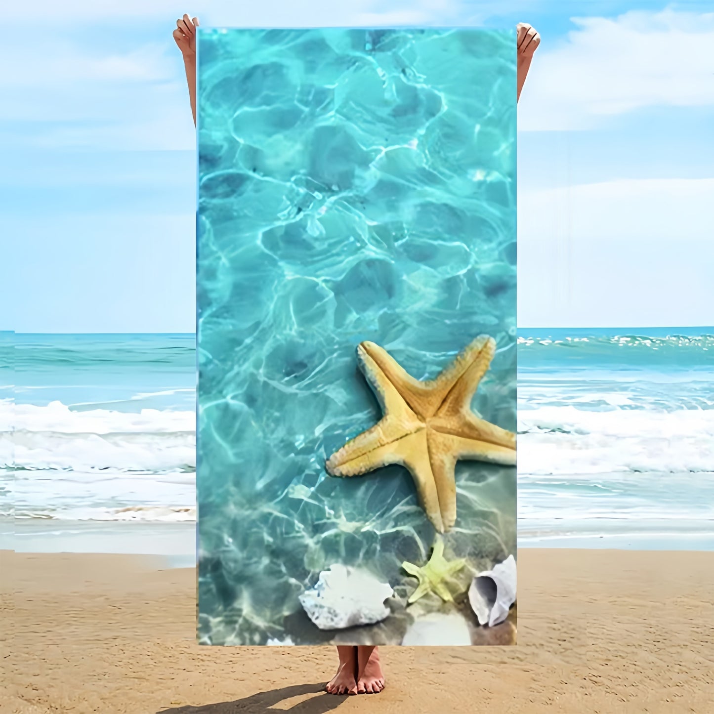 GiftoLuck Ocean Animals Beach Towel Quick Dry Soft Summer Swimming Pool Travel Towel