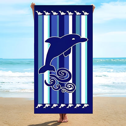 GiftoLuck Ocean Animals Beach Towel Quick Dry Soft Summer Swimming Pool Travel Towel