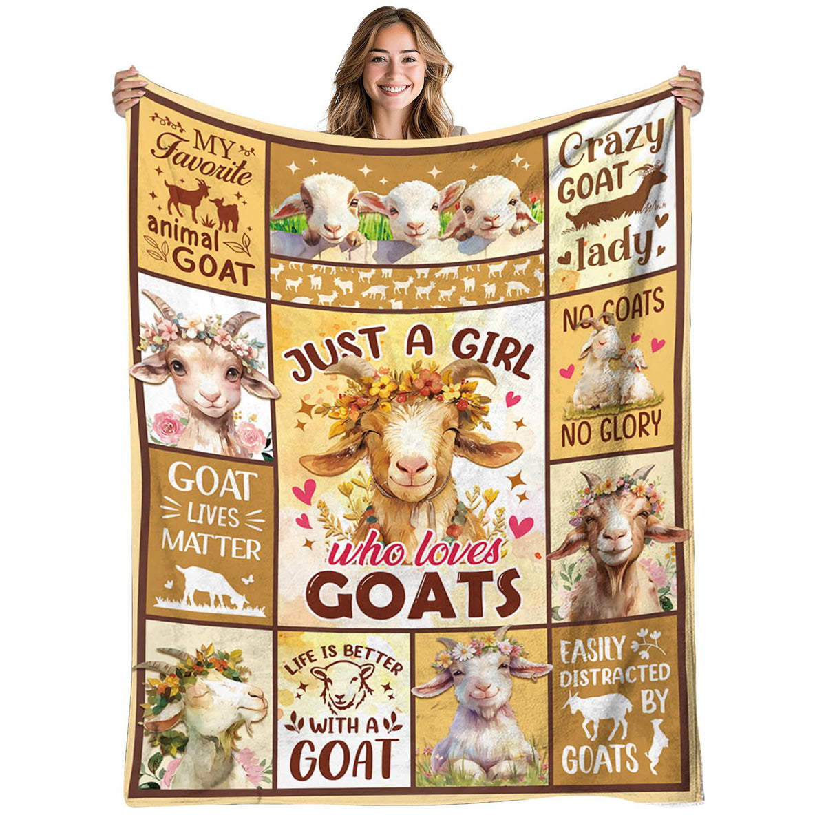 Just A  Girl Who Loves Highland Cow Print Flannel Blanket Soft Warm Multi-purpose Gift Throw Blanket For Sofa, Living Room,Bedroom All Seasons