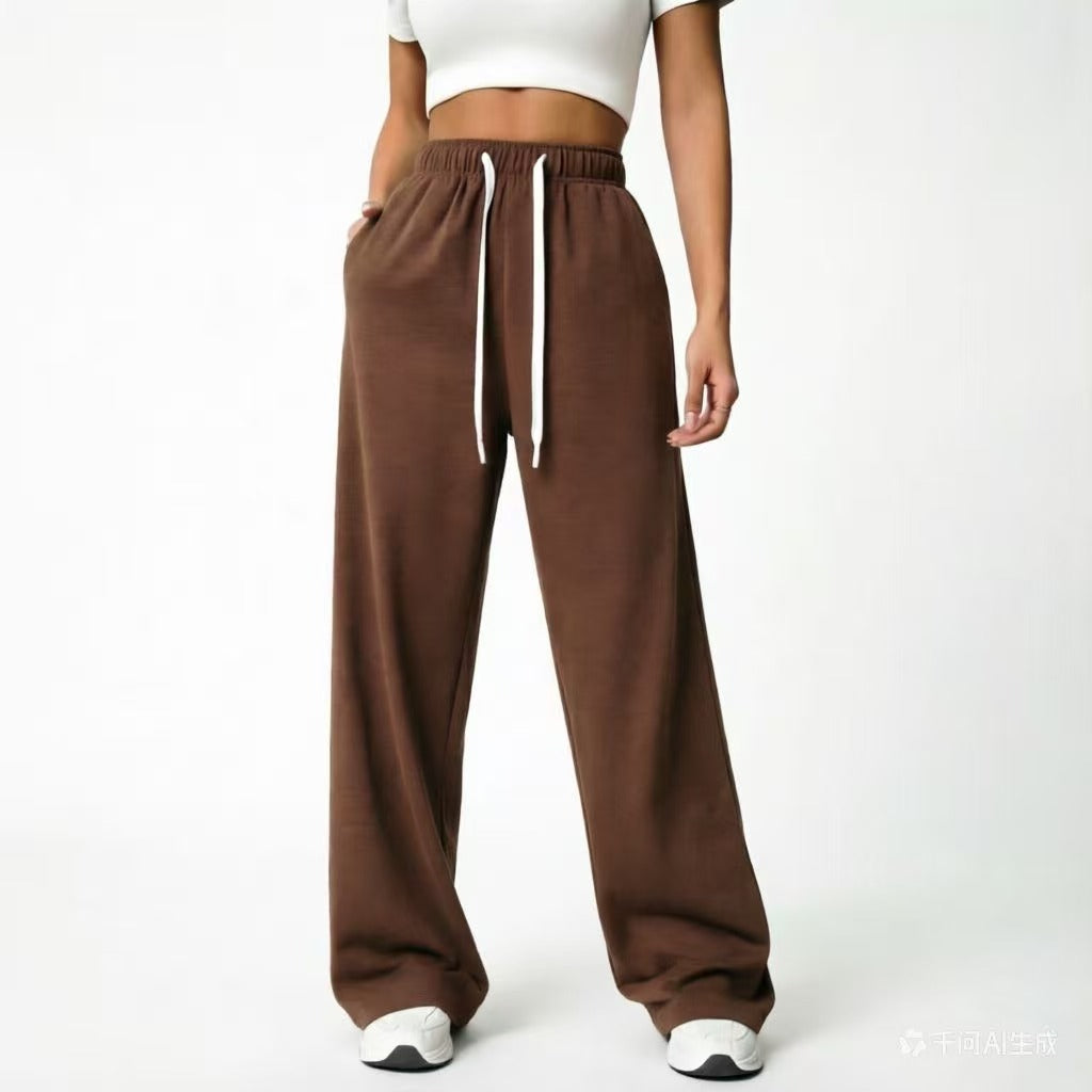 💝Last Day 69% OFF💝Women’s High-Waisted Sweatpants with Pockets – Jogger & Wide-Leg Casual Lounge Pants