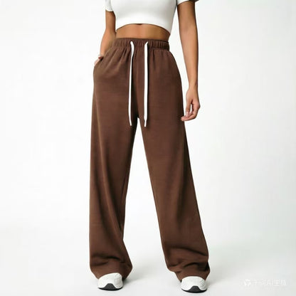 💝Last Day 69% OFF💝Women’s High-Waisted Sweatpants with Pockets – Jogger & Wide-Leg Casual Lounge Pants