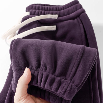 Women’s Thick Double-Sided Fleece Jogger Sweatpants