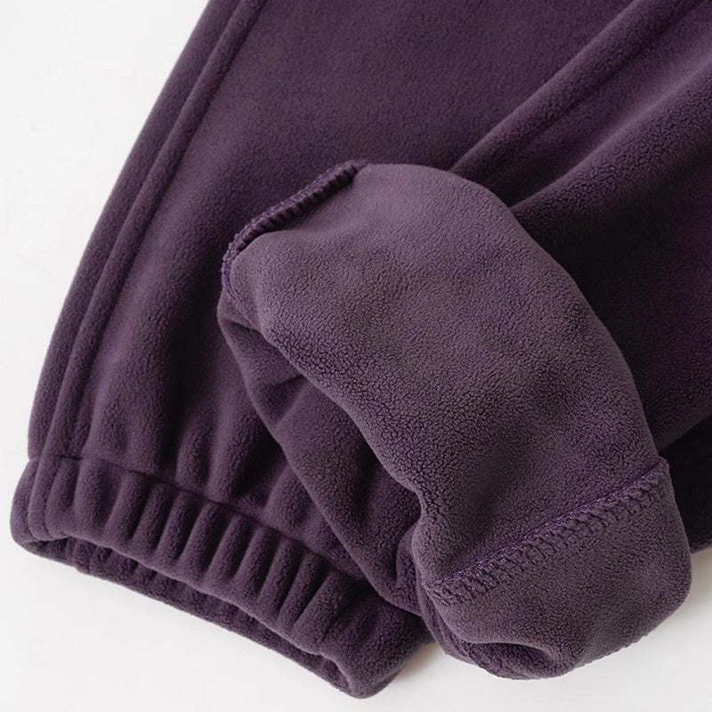 Women’s Thick Double-Sided Fleece Jogger Sweatpants