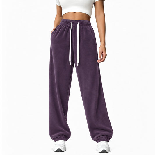 Women’s Thick Double-Sided Fleece Jogger Sweatpants