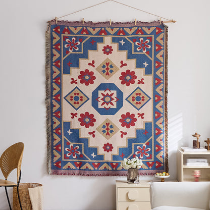 GifitoLuck Bohemian Sun Tapestry Wall Hanging Cotton Tassel Fabric Art Décor