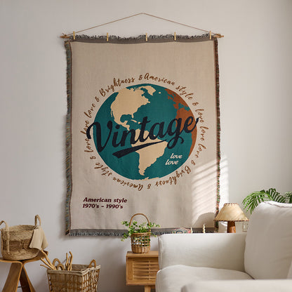 GifitoLuck Bohemian Sun Tapestry Wall Hanging Cotton Tassel Fabric Art Décor