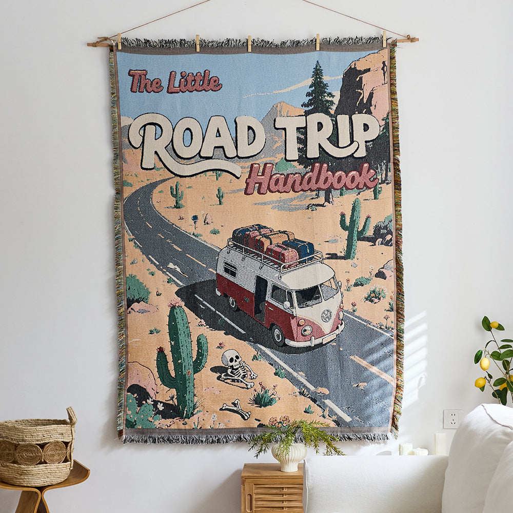 GifitoLuck Bohemian Sun Tapestry Wall Hanging Cotton Tassel Fabric Art Décor