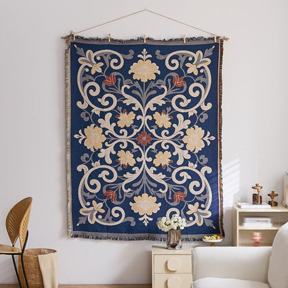 GifitoLuck Bohemian Sun Tapestry Wall Hanging Cotton Tassel Fabric Art Décor