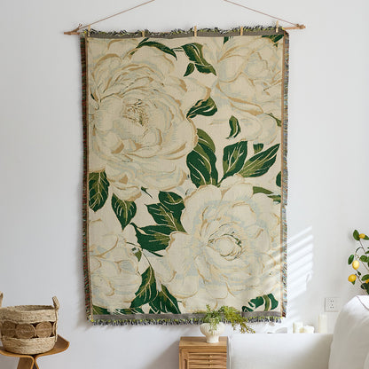 GifitoLuck Bohemian Sun Tapestry Wall Hanging Cotton Tassel Fabric Art Décor