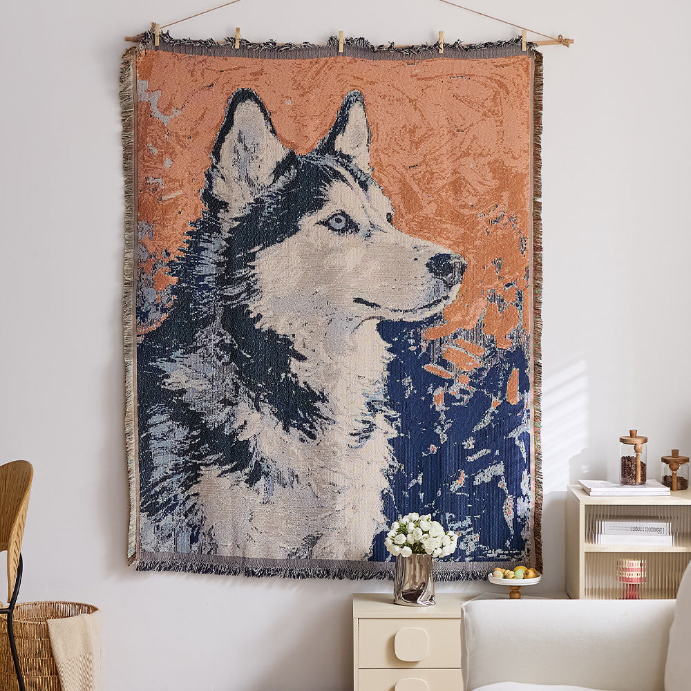 GifitoLuck Bohemian Sun Tapestry Wall Hanging Cotton Tassel Fabric Art Décor