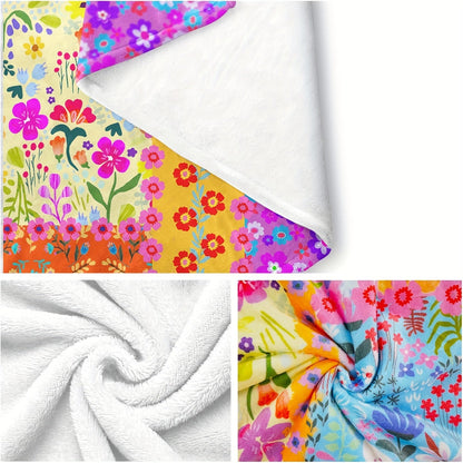 Aonana Luxurious Bohemian Chic Floral Throw Blanket