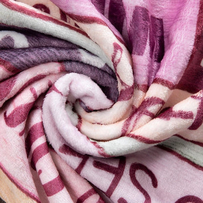 Aonana “To My Daughter” Heartfelt Message Flannel Blanket