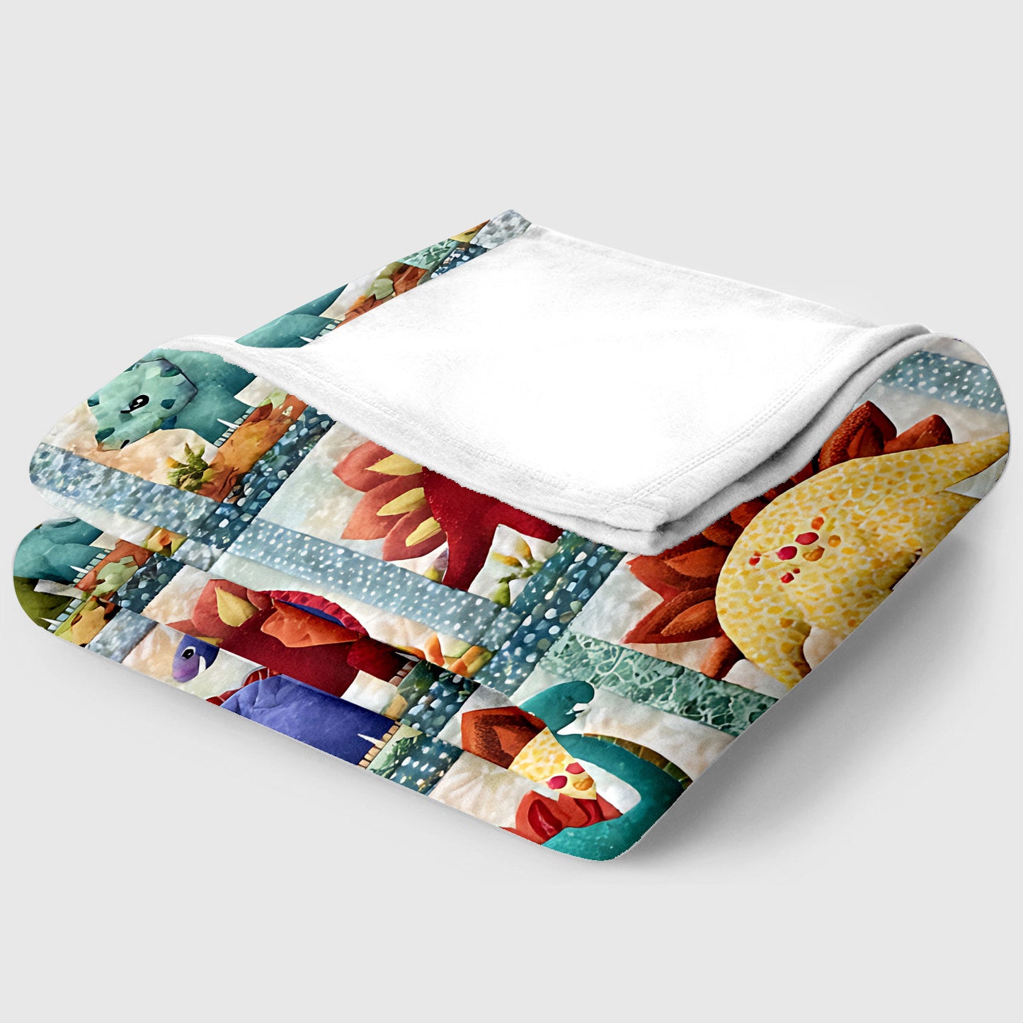 🦕GiftoLuck Soft & Warm Dinosaur Design Printed  Flannel Blanket for Kids & Adults