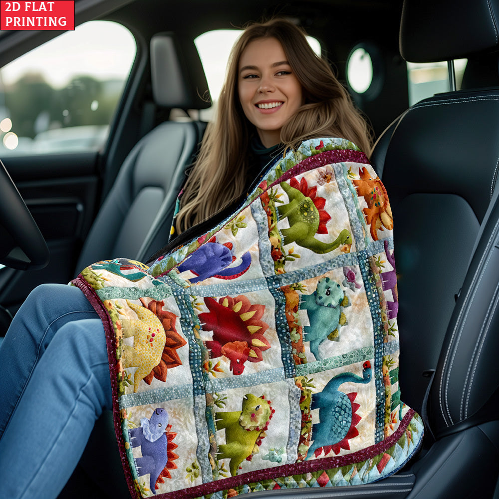 🦕GiftoLuck Soft & Warm Dinosaur Design Printed  Flannel Blanket for Kids & Adults