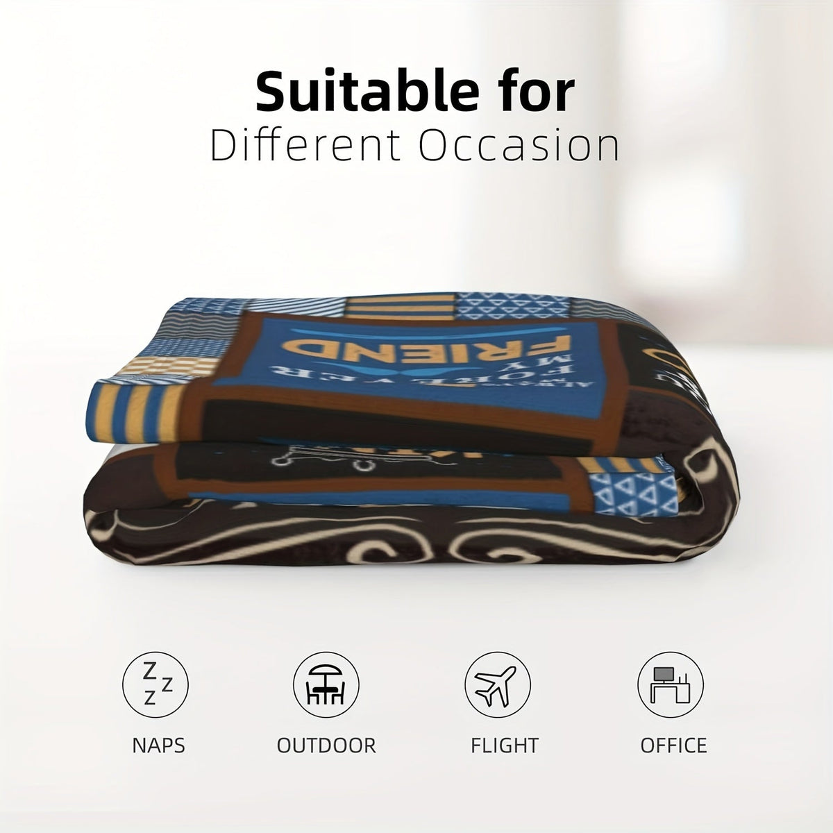Aonana “To My Dad” The Best Dad Flannel Blanket