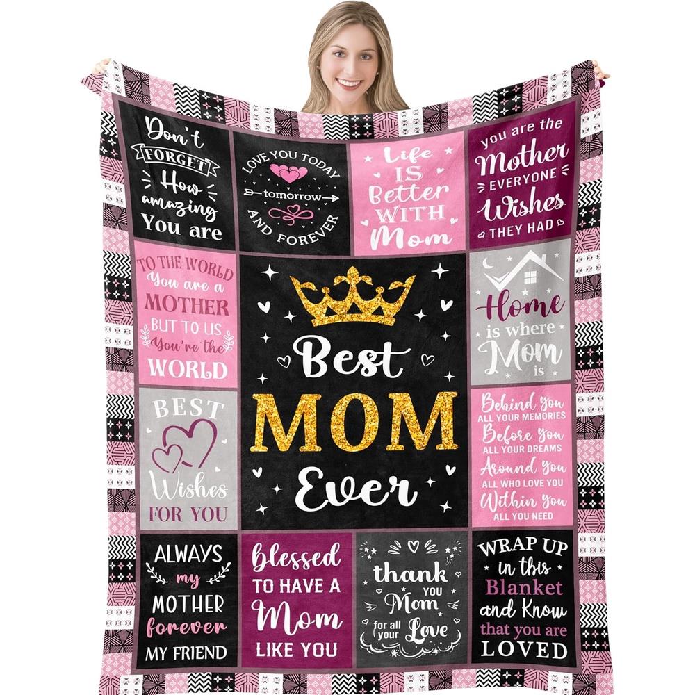 Aonana “To My Mom” Endless Love Flannel Blanket