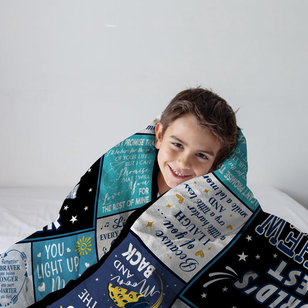 GiftoLuck “To My Nephew” World's Best Nephew Flannel Blanket