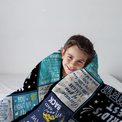 GiftoLuck “To My Nephew” World's Best Nephew Flannel Blanket