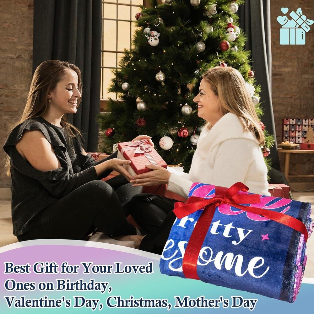 GiftoLuck “To My Niece” Inspirational Flannel Blanket