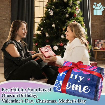 GiftoLuck “To My Niece” Inspirational Flannel Blanket