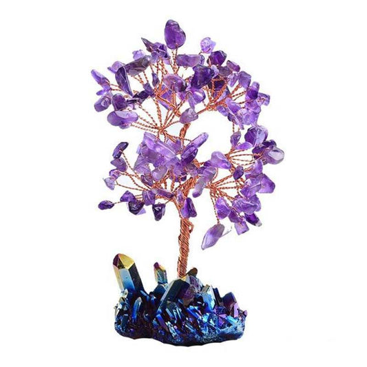 GiftoLuck Amethyst Orgone Meditation Feng Shui Tree Of Purification