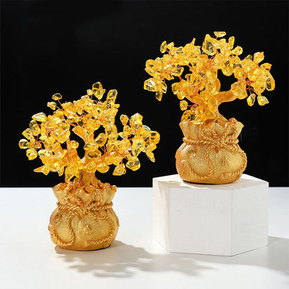 GiftoLuck Citrine Tree Of Life Feng Shui Tree
