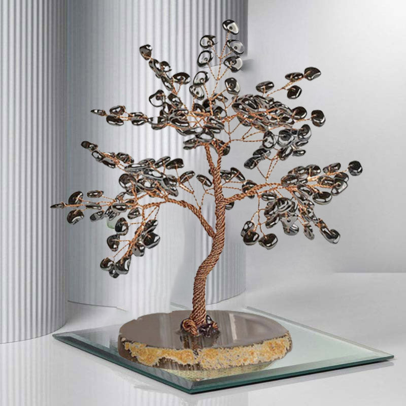 Giftoluck Thought Stabilizer Hematite Feng Shui Tree