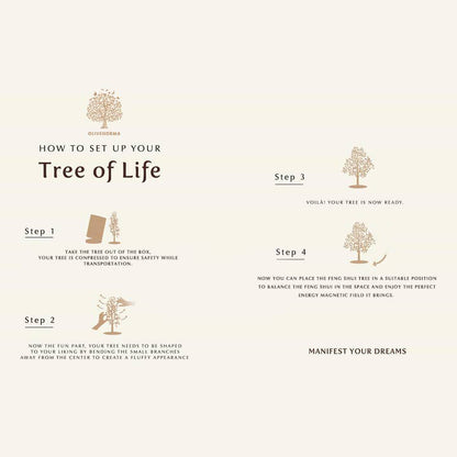 Giftoluck The Master Healer - Turquoise Feng Shui Tree