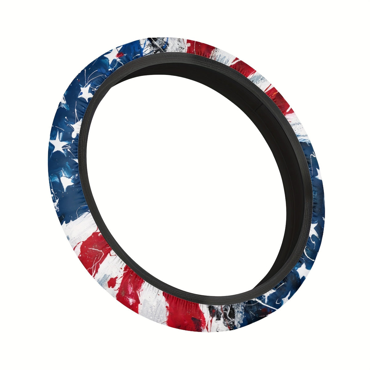 Patriotic American Flag Steering Wheel Cover
