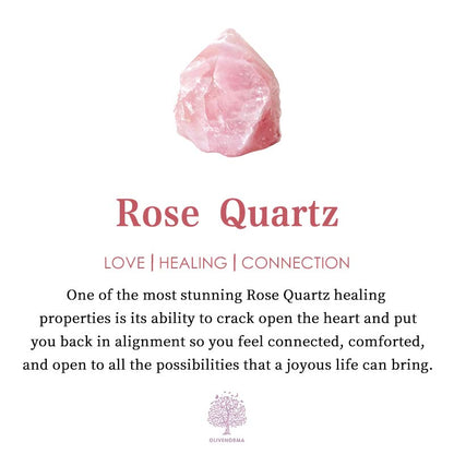 Giftoluck Radiate Love - Rose Quartz Feng Shui Tree