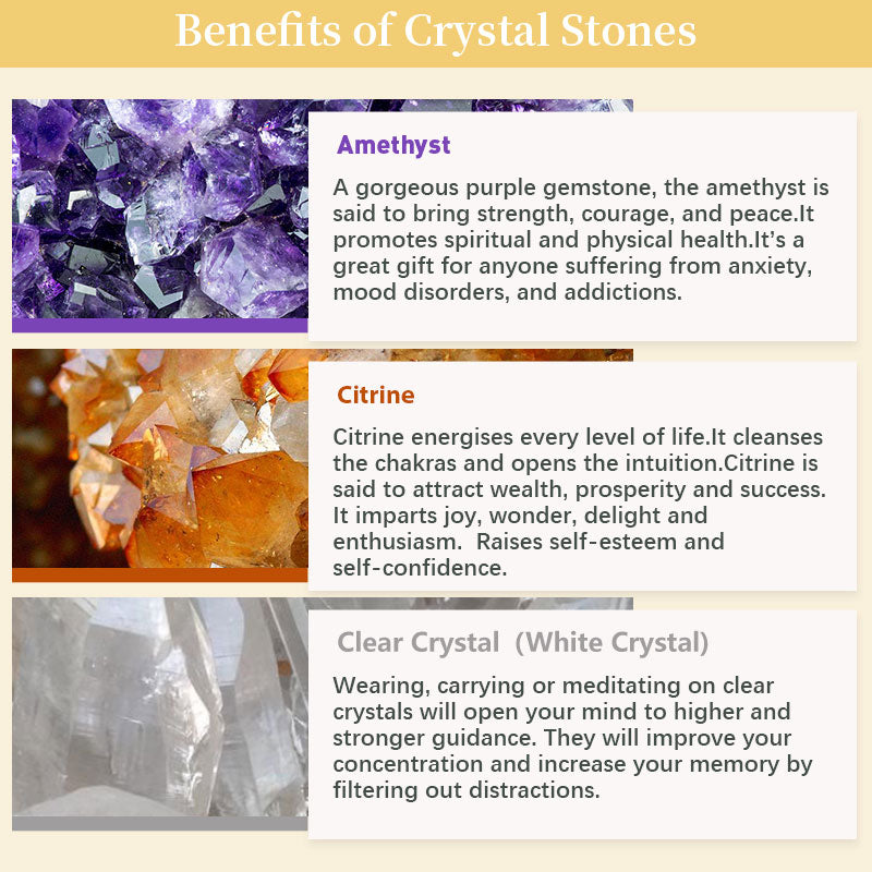 GiftoLuck Natural Crystal Stone Love Feng Shui Tree